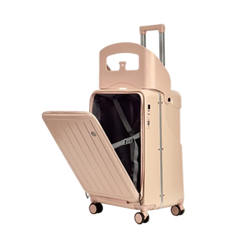 Valise cabine avec siège enfant